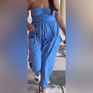 BUCKETLIST Light Blue Jumpsuit